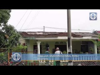 Lebih 10 rumah rosak dipukul ribut