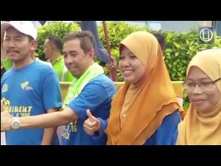 Pejalan kaki solo sambung perjalanan