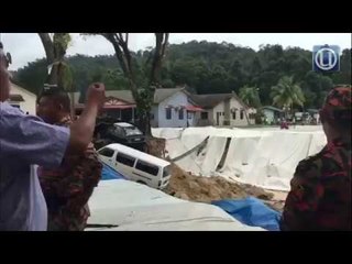 Kerja pengukuhan tebing dijangka siap hari ini