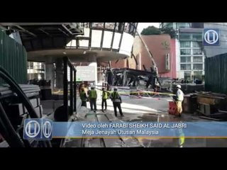 Jambatan dalam pembinaan runtuh di Midvalley