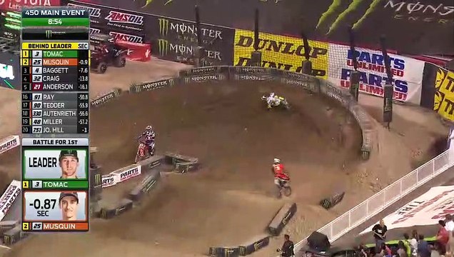 Las Vegas SX 450 Main Event AMA Supercross 2018 Round 17