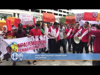 Penyerahan memorandum penjaja Bukit Ampang bertukar kecoh