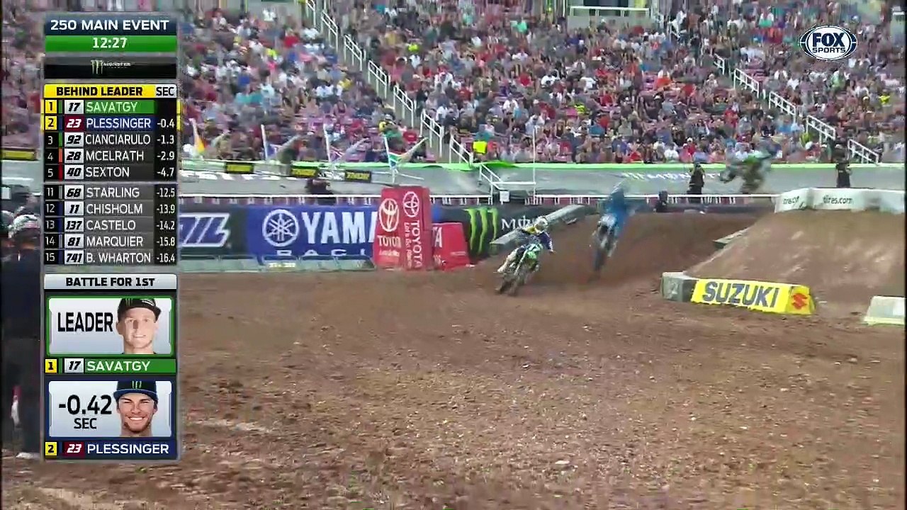 Salt Lake City SX 250 West Main Event AMA Supercross 2018 Round 16