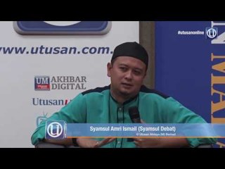 Pesan Ust. Syamsul Debat: Sebelum kahwin, air basuh tangan pun dihirup eh