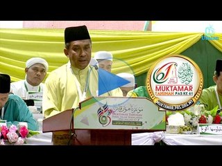 Perbahasan Muktamar Tahunan Pas ke-63 bermula dengan nada sedih