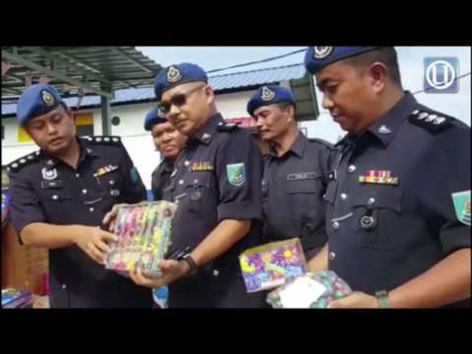 Polis rampas mercun bernilai RM90,000