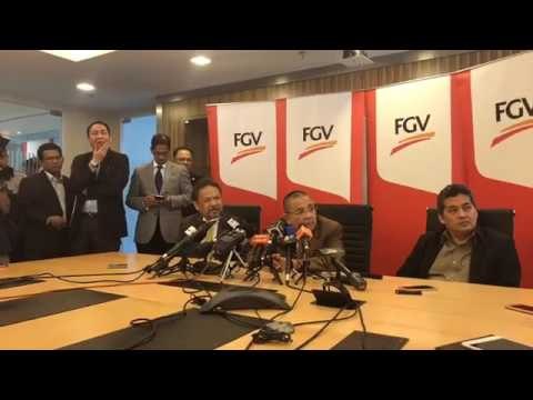 Sidang Media oleh Pengerusi Felda Global Ventures Holdings Berhad (FGV)