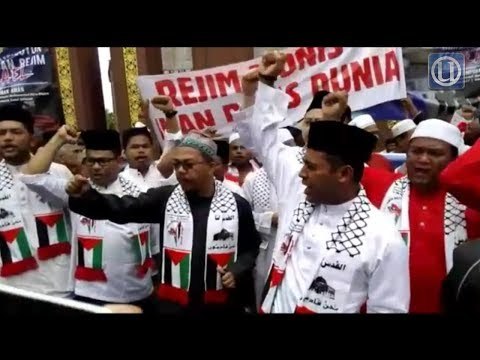 Pemuda UMNO bantah kekejaman zionis