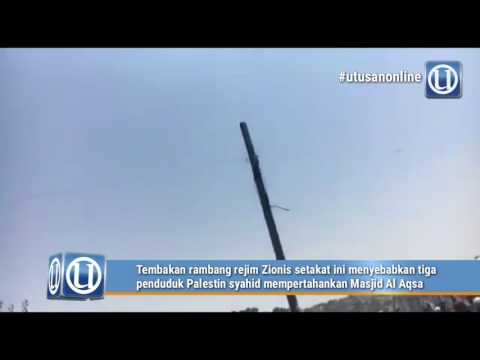 Kekejaman rejim Zionis terhadap penduduk Palestin yang mempertahankan Masjid Al Aqsa