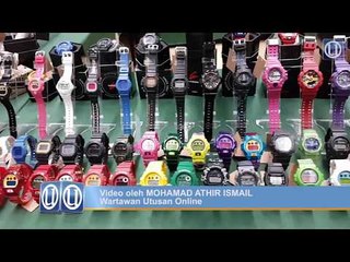 Jam tangan G-Shock 'keliling pinggang'.