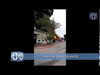 Kilang cat musnah terbakar