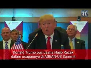 Trump puji Najib uruskan Dialog ASEAN-AS