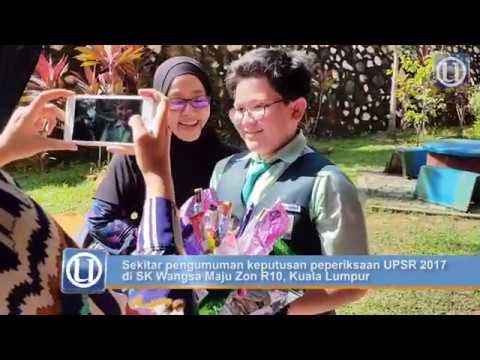 Ragam murid terima keputusan peperiksaan UPSR 2017
