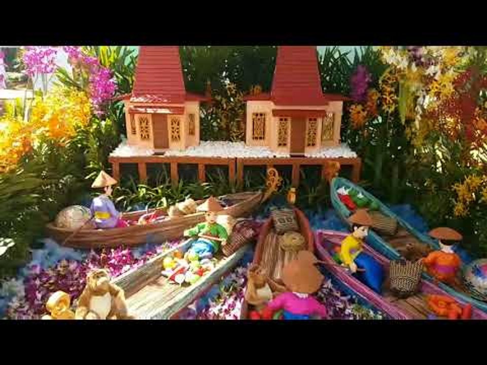 Banyaknya orkid dekat Pameran Orkid dan Bonsai Kuala Lumpur 2017 (KLOBS 2017)