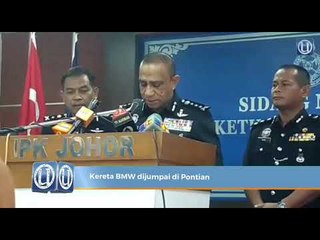Kereta BMW dijumpai di Pontian