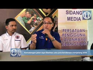 Satu juta kenderaan mungkin terlibat dalam kemalangan jalan raya