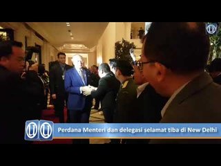 Perdana Menteri dan delegasi selamat tiba di New Delhi
