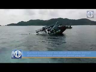 APMM dan JLTM Terengganu lupus tiga buah bot nelayan