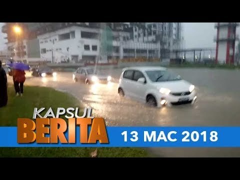 Kapsul Berita edisi tengah hari: Kuching dilanda banjir kilat