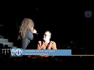 Usikan Sahara Yacob di persembahan showcase Sahara Yacob I am Back