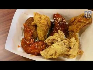 Ayam goreng pedas Korea di NeNe Chicken