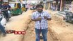 Rainy Season ;Peoples facing Problems with Potholes in Sanath Nagar