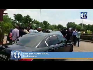 Sultan Brunei berangkat meninggalkan Yayasan Kepimpinan Perdana