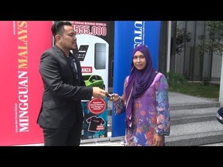 Télécharger la video: #UMenangsakan  Aminurzaliah tak sabar nak pandu kereta baharu di Hari Raya