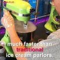 Venezuela has its first nitrogen ice cream parlor. Unlike the traditional ice cream parlors found in the country, N7 does not need to freeze its products for ho