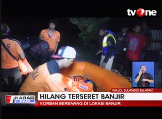 Pria Hilang Saat Berenang di Lokasi Banjir
