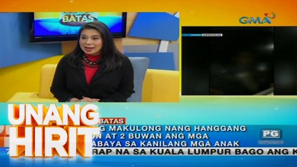 Unang Hirit: Pananagutan ng inang iniwan ang anak sa loob ng sasakyan | Kapuso sa Batas