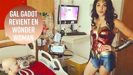 Gal Gadot visite les hôpitaux en Wonderwoman