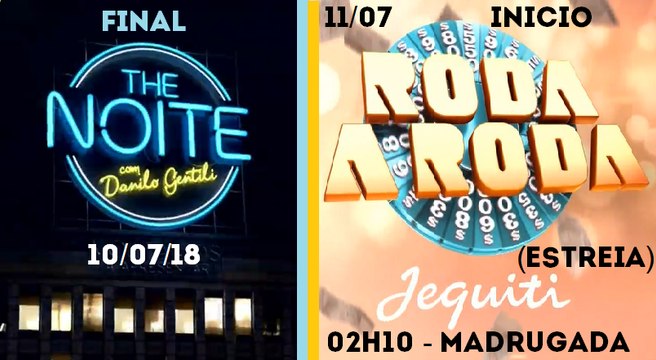 Encerramento The Noite e inicio Roda a Roda Jequiti (11/07/18) | SBT 2018