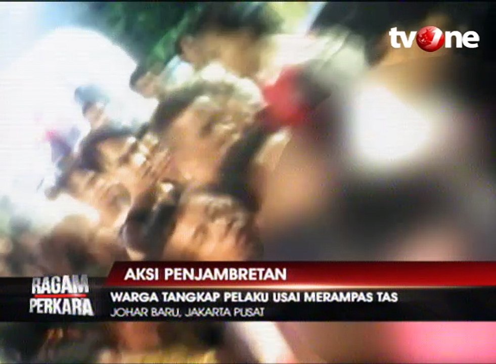 Jambret Nyaris Dihakimi Massa Usai Merampas Tas