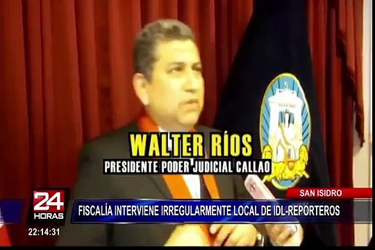 Ministerio Público lamentó causar incomodidad por diligencia en IDL-Reporteros