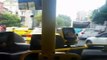Seyir halindeyken mesajlaşan otobüs sürücüsü kamerada