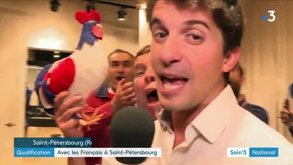 Coupe du monde : la fête des supporters des Bleus en Russie