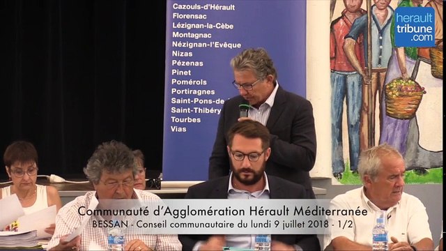 CONSEIL COMMUNAUTAIRE Communauté d'Agglomération Hérault Méditerranée du 9 juillet 1-2