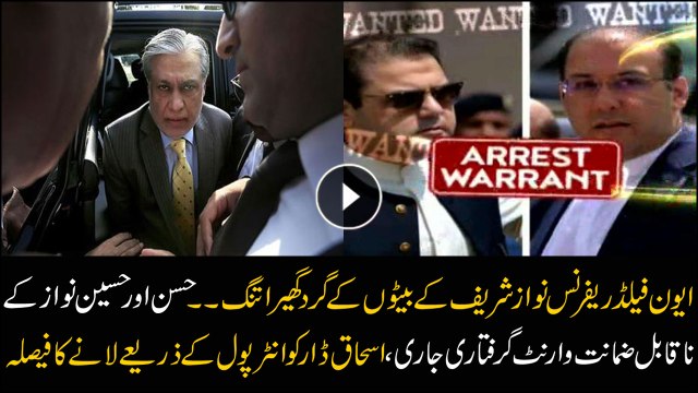 Non-bailable warrant issued for Hassan and Hussain Nawaz arrest