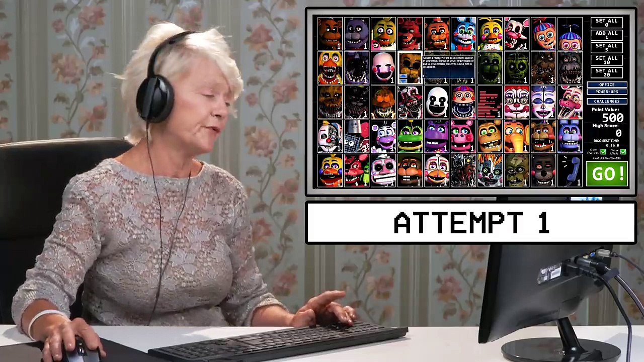 ELDERS PLAY FNAF: ULTIMATE CUSTOM NIGHT | Five Nights at Freddy's (Elders React: Gaming)