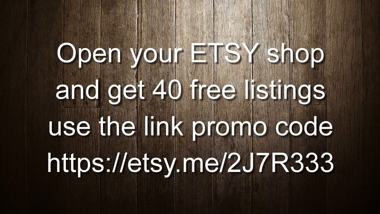 Etsy first 40 listings free