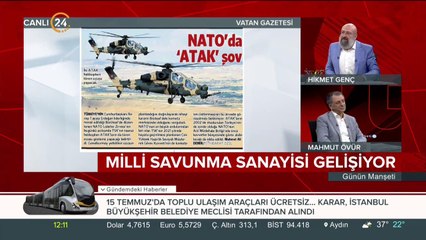 Milli savunma sanayisi gelişiyor