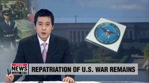 Payment to N. Korea for repatriating U.S. war remains is to reimburse costs: VOA