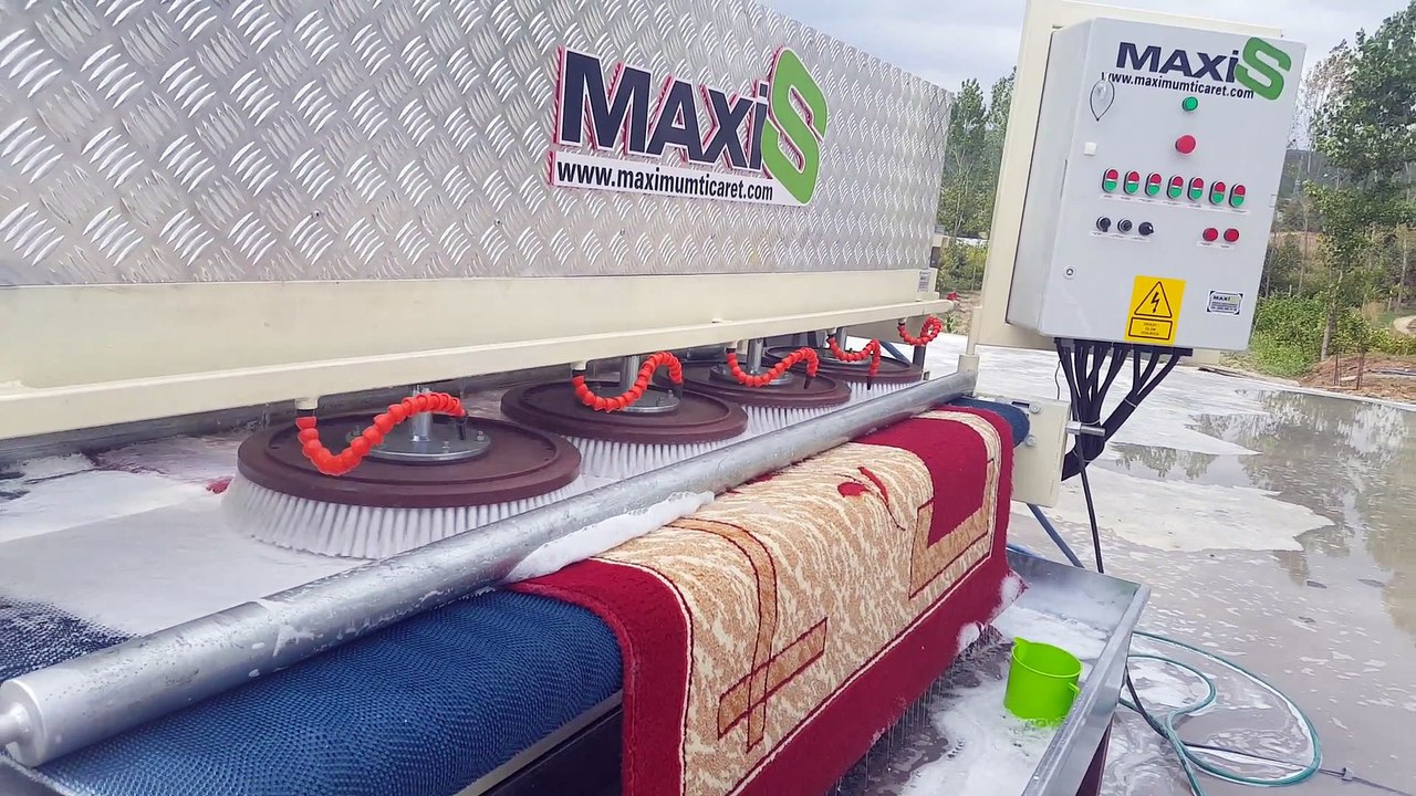 otomatik halı yıkama makinası,halı sıkma makinası maxis
