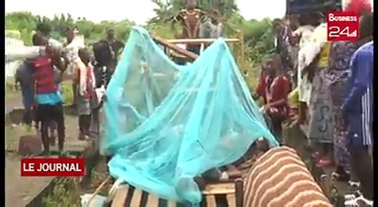 Abidjan La vie au cimetière déguerpies des familles du quartier abattoir do