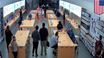 Fearless thieves snatched $27K of Apple gadgets in brazen heist