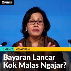 #1MENIT | Bayaran Lancar Kok Malas Ngajar