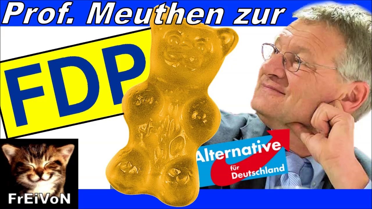 fD * Prof. Jörg Meuthen zur FDP : Rückgrat wie ein Gummibärchen!