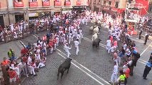 Vistoso y emocionante quinto encierro con toros de Núñez del Cuvillo
