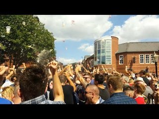 Fans In Warrington Celebrate Maguire's Goal - Sweden v England - Russia 2018 World Cup